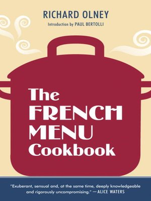 The French Menu Cookbook - ebook
